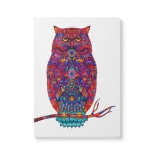 Softcover Journal (with Inside Prints) Owl